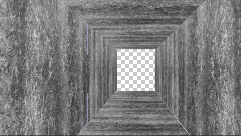 Hallway tunnel in After Effects